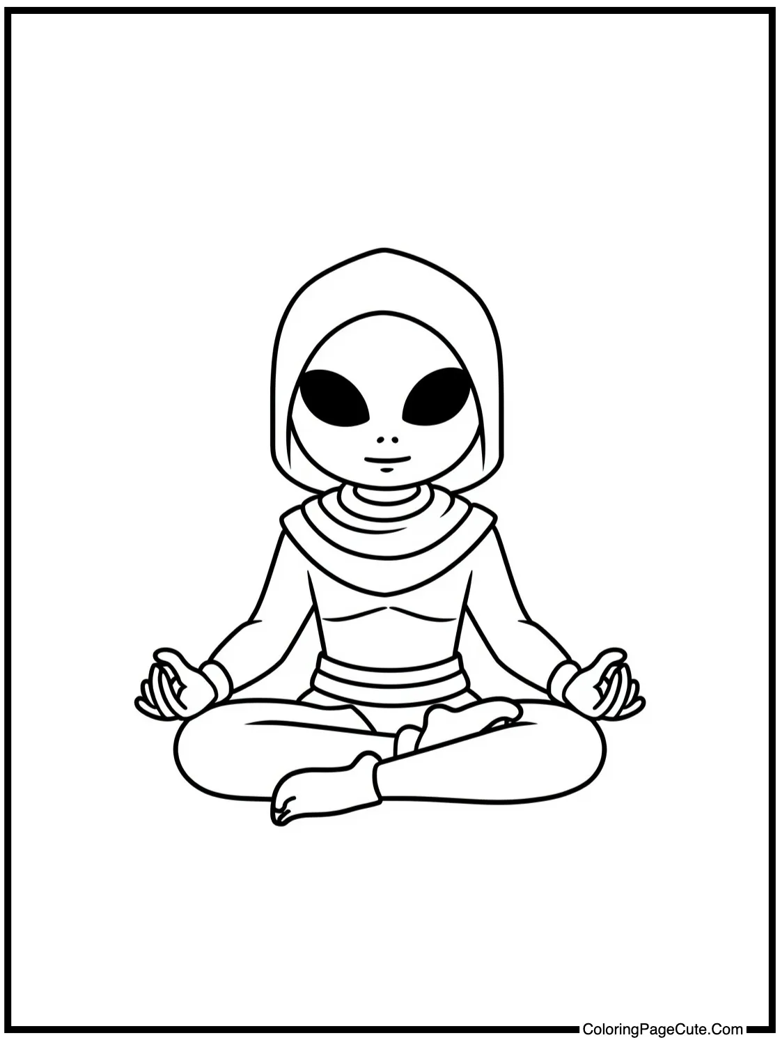 Netero meditating peacefully