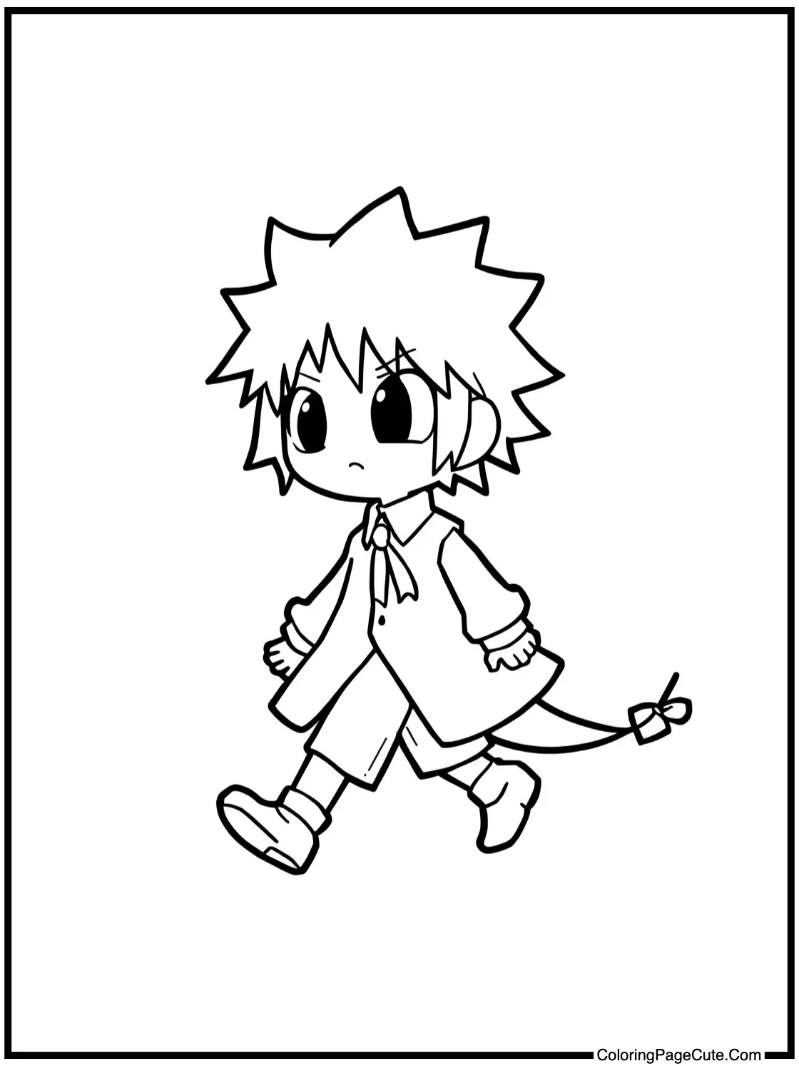 Kurapika walking calmly