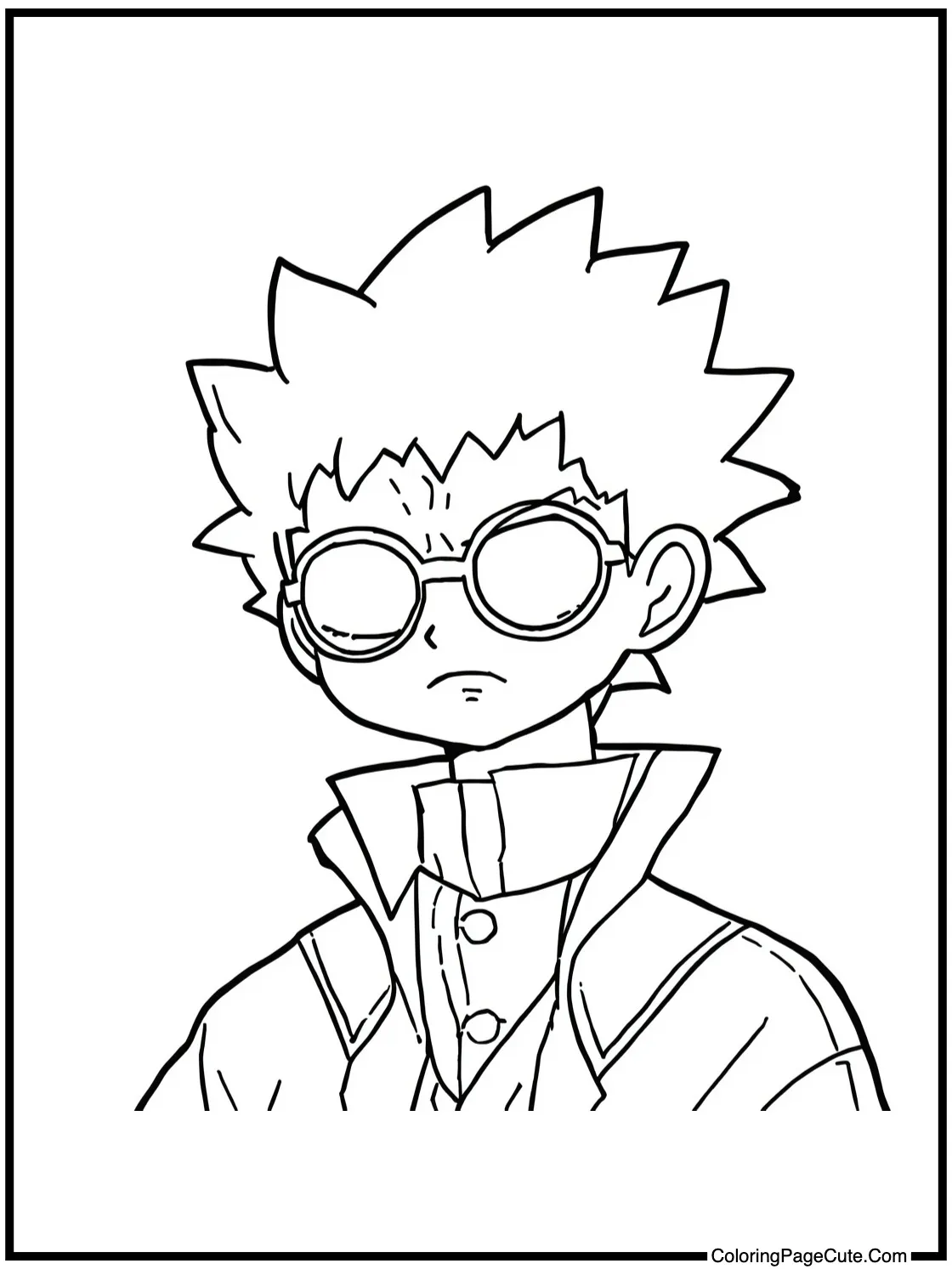 Leorio looking worried