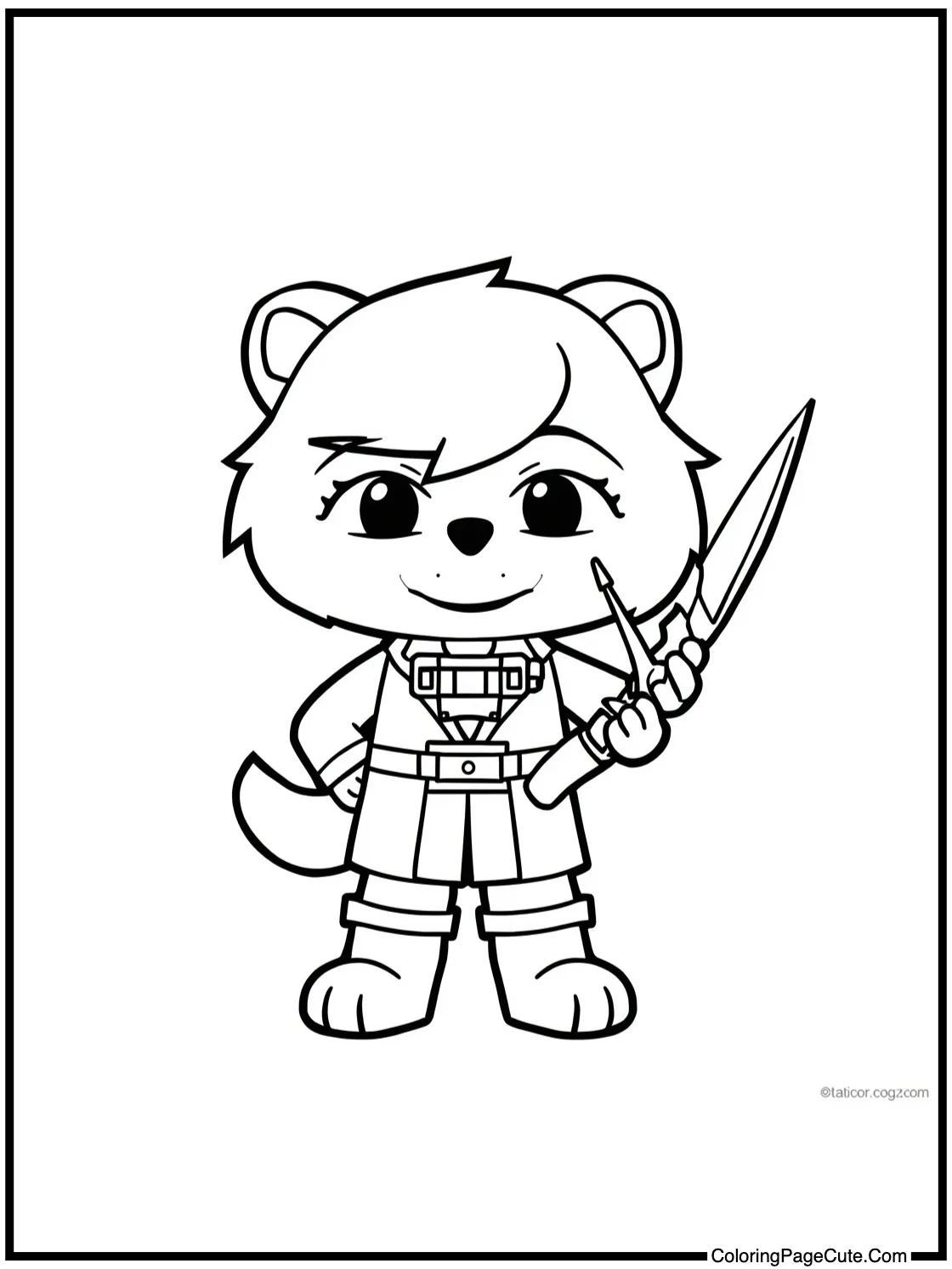 Biscuit looking confident