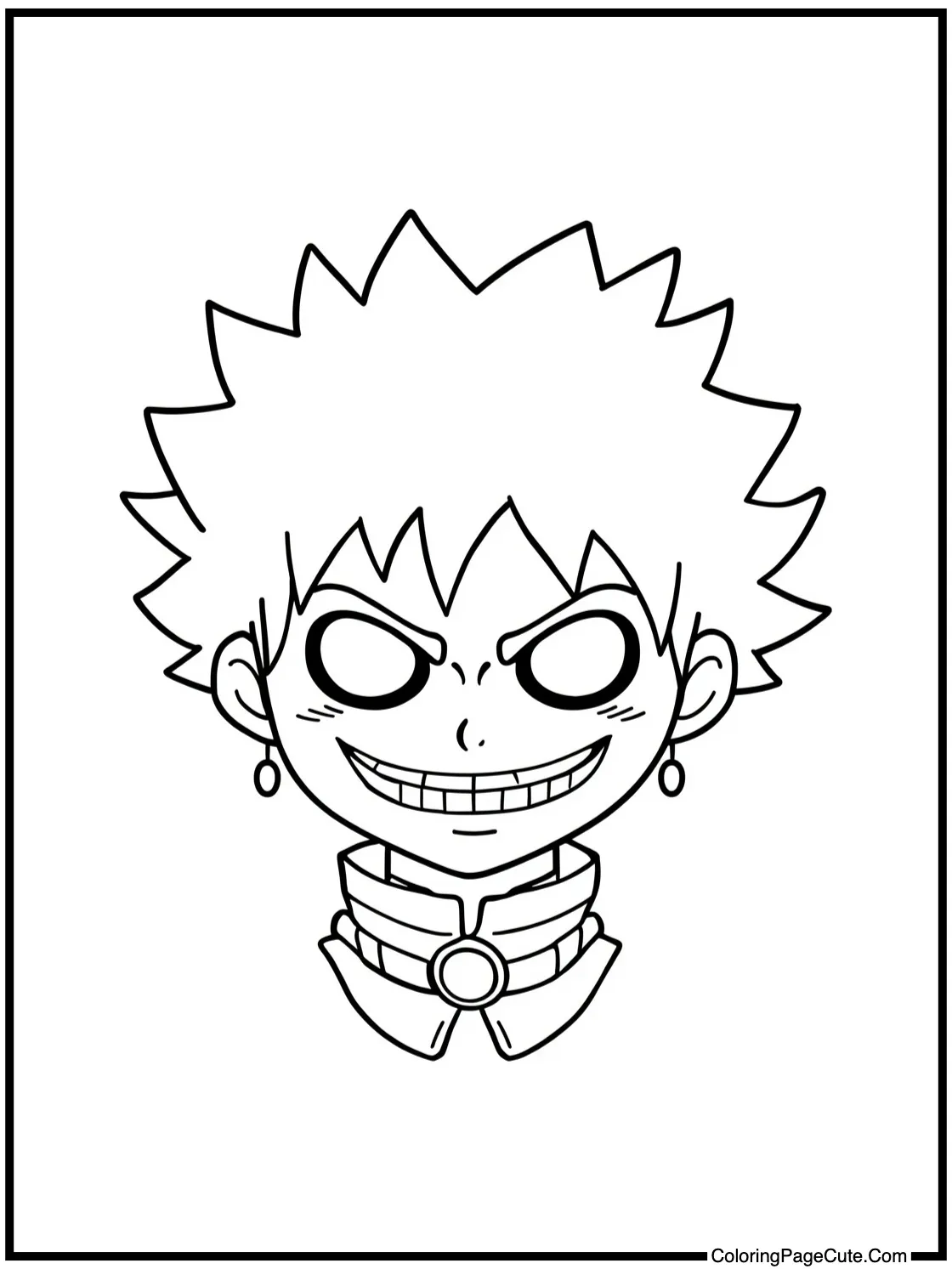 Killua making a face
