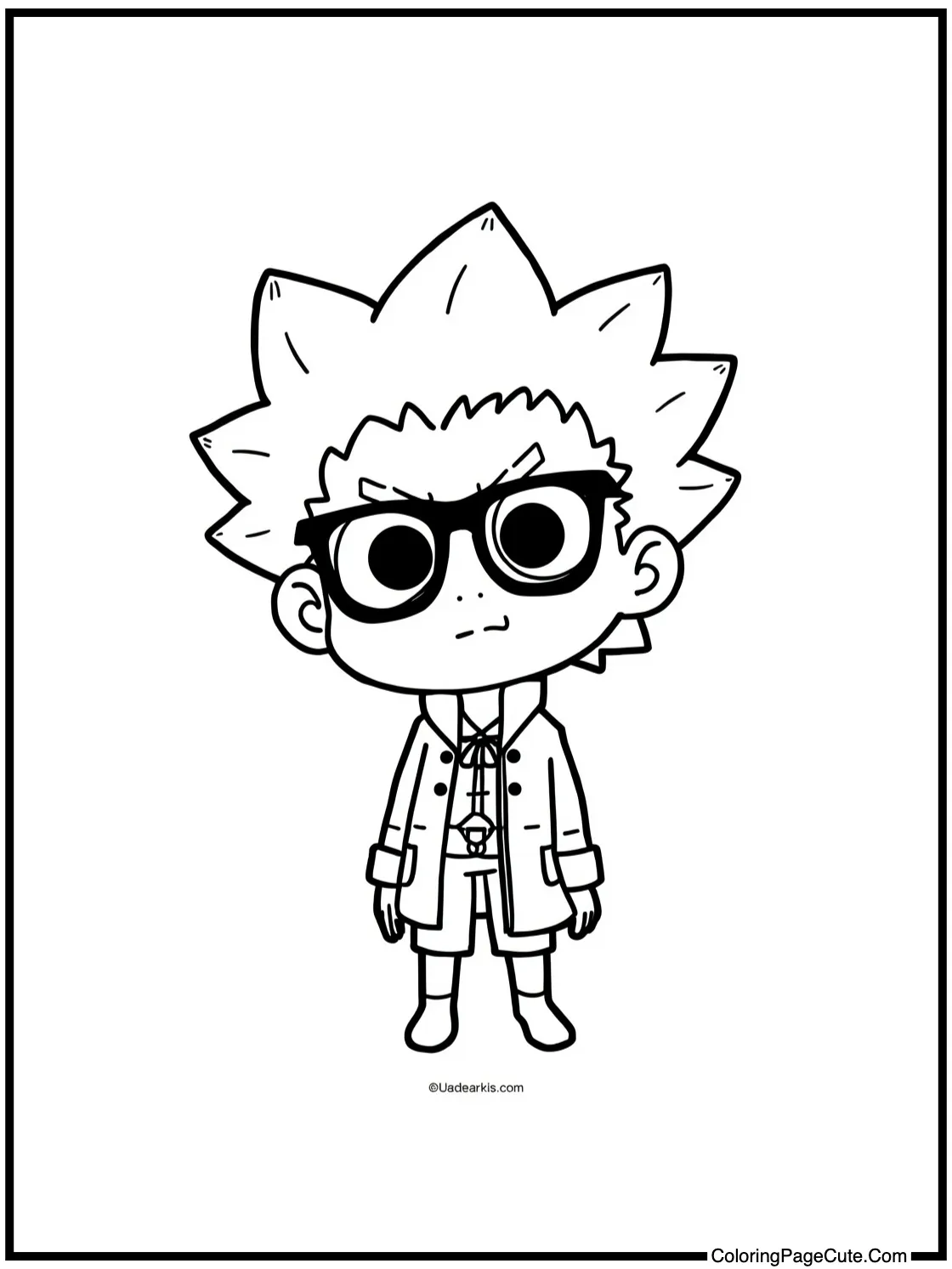 Leorio looking confused