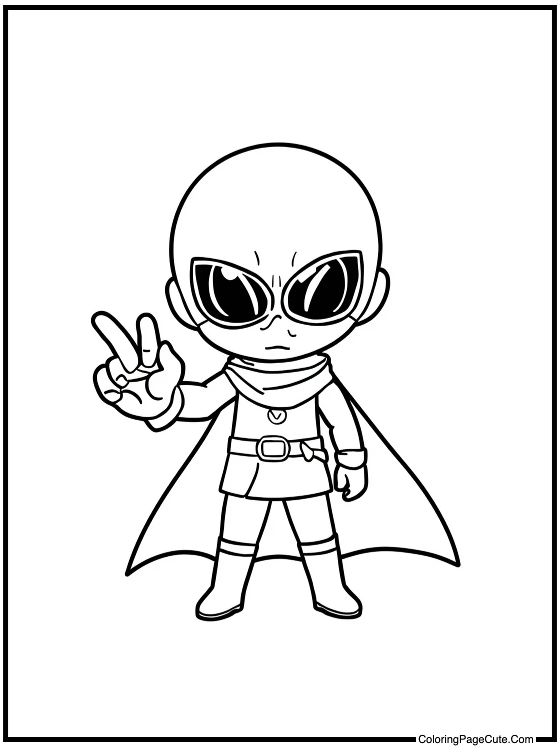 Netero with a gesture