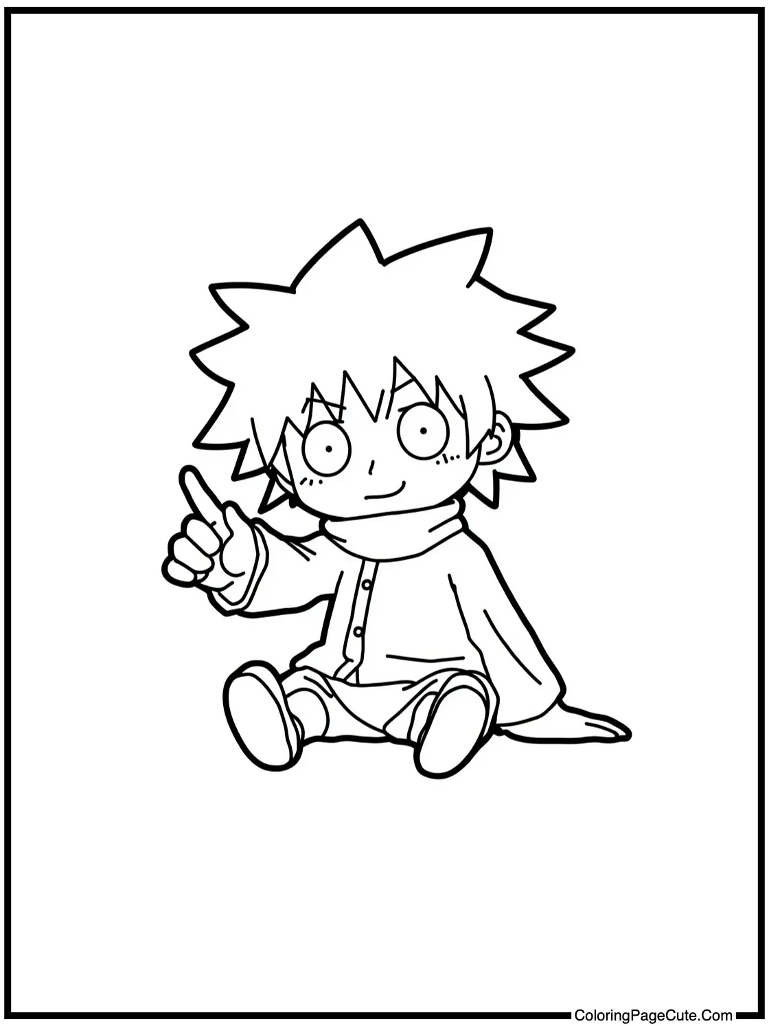 Kurapika enjoying peace