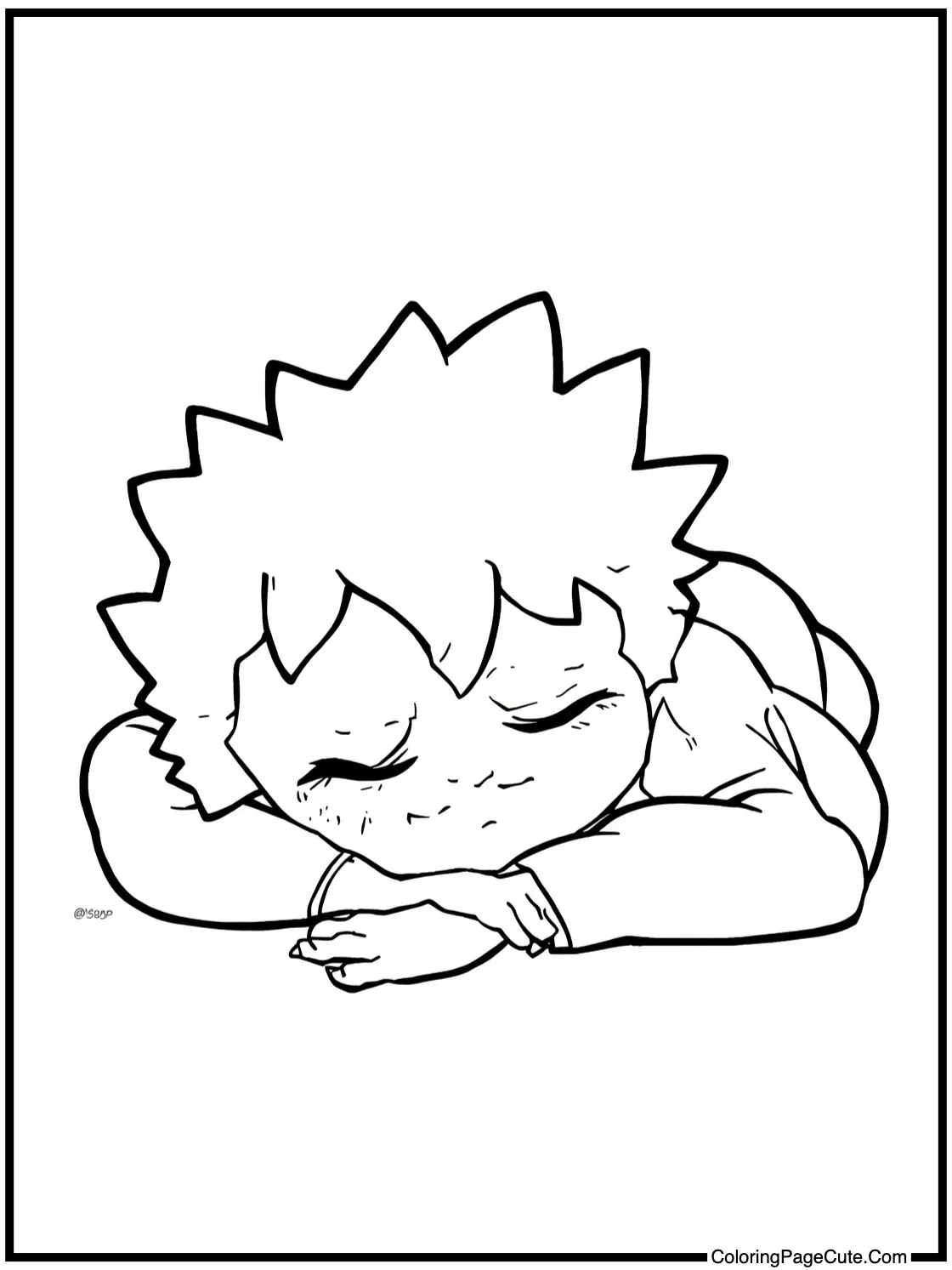 Leorio feeling sleepy