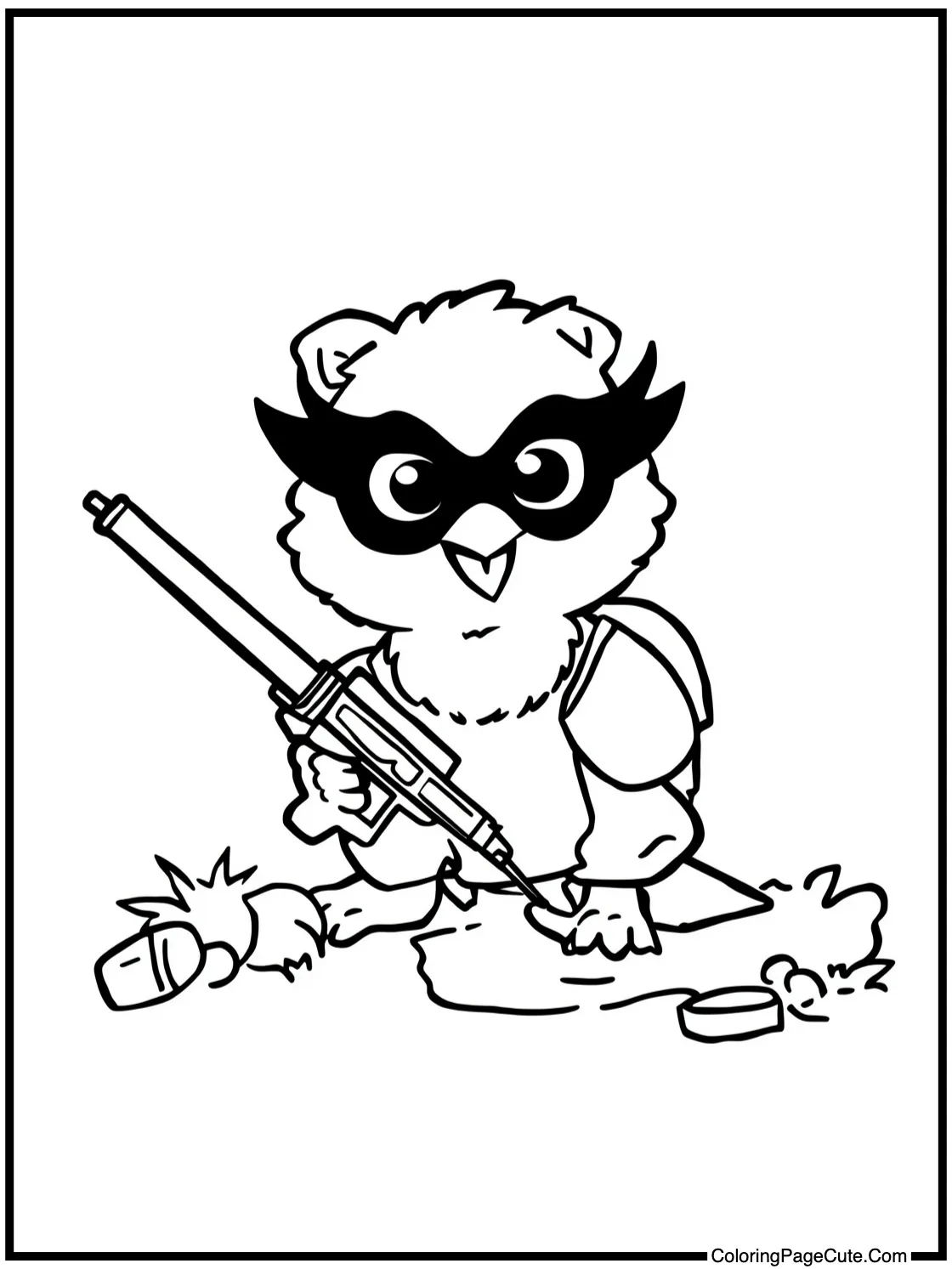 Gon playing with animals