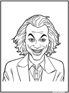 Joker Coloring Pages