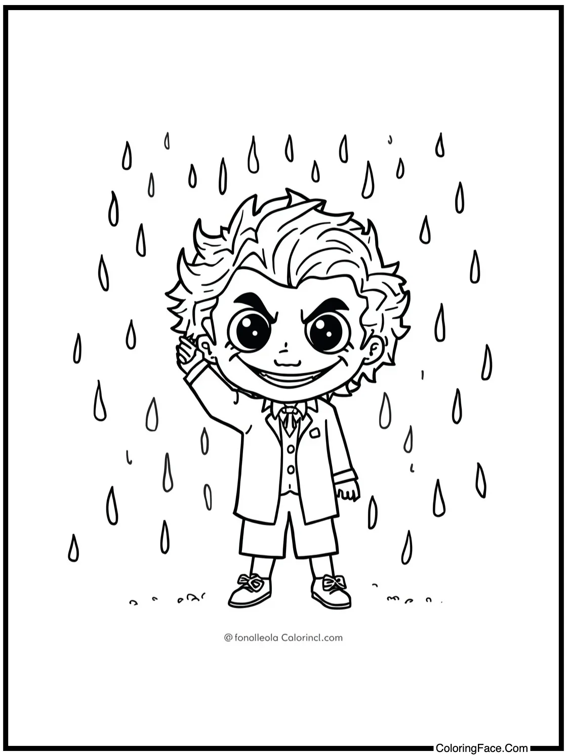 enjoying a gentle rain