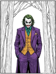 Joker Coloring Pages For Adults