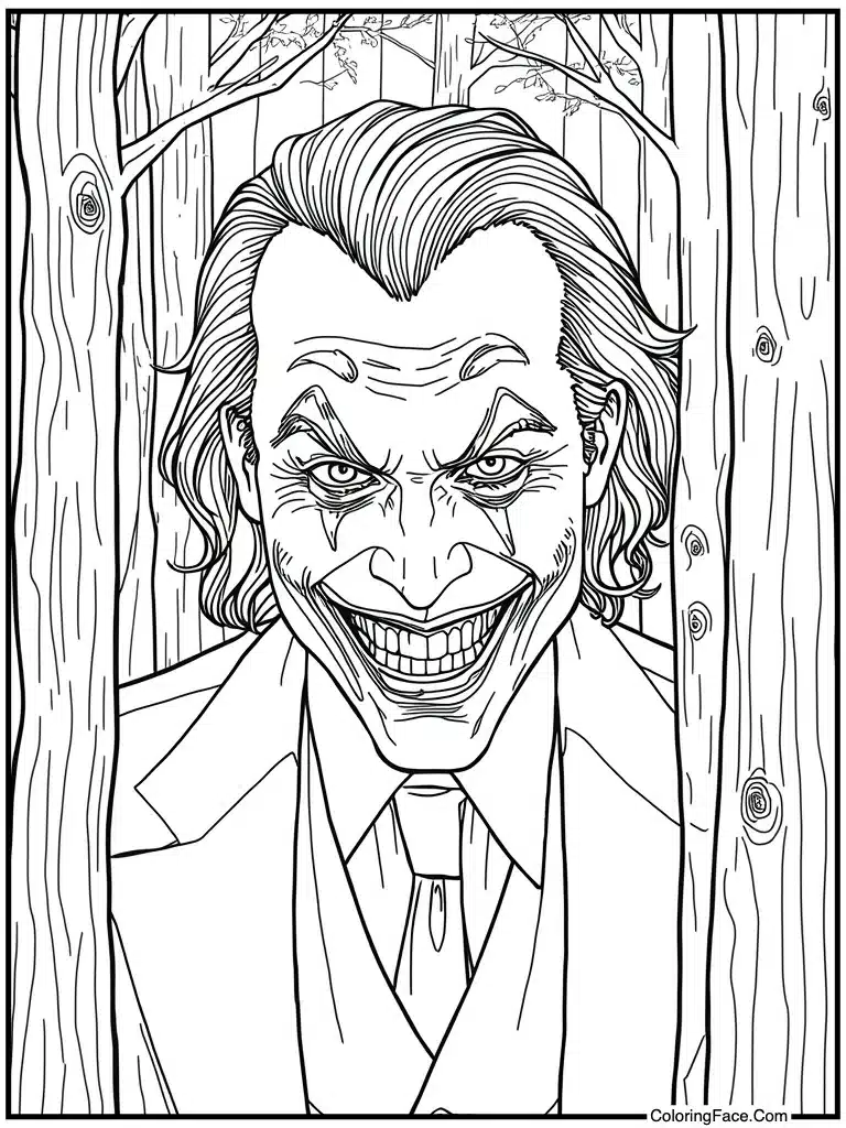 Grinning showing teeth