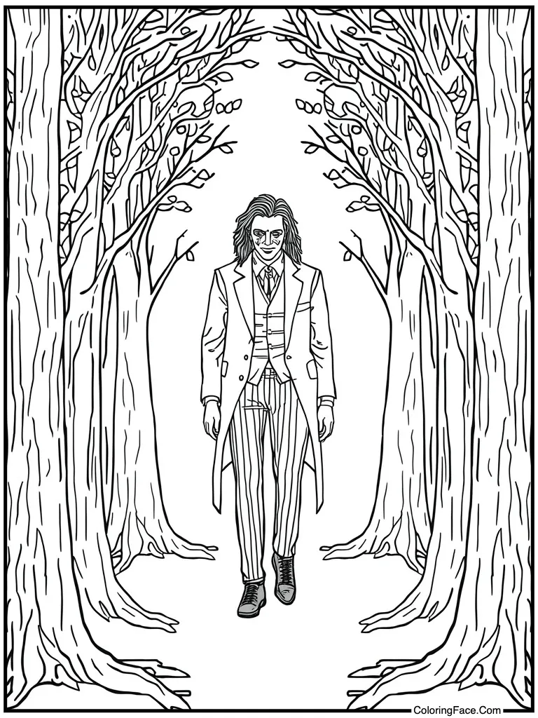 Mandala pattern suit