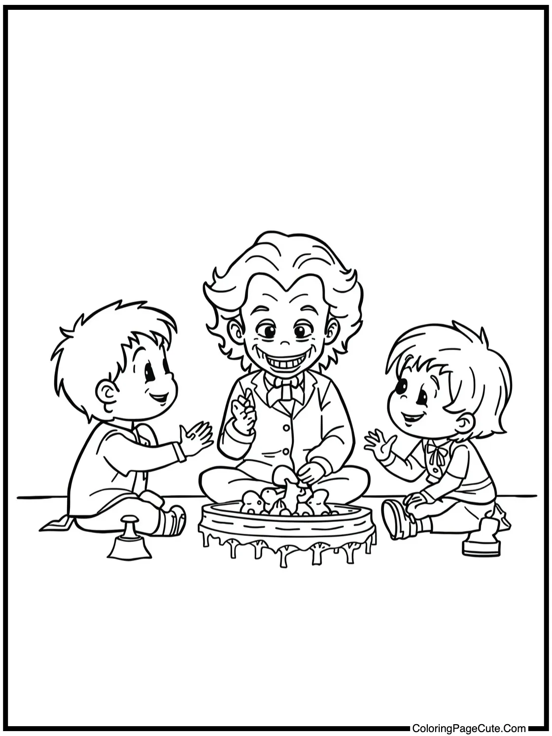 playing with friends