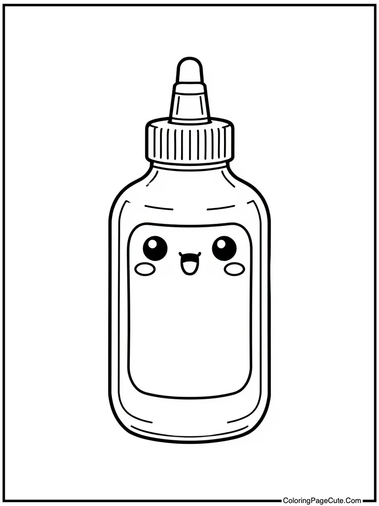 Charming glue bottle sticking
