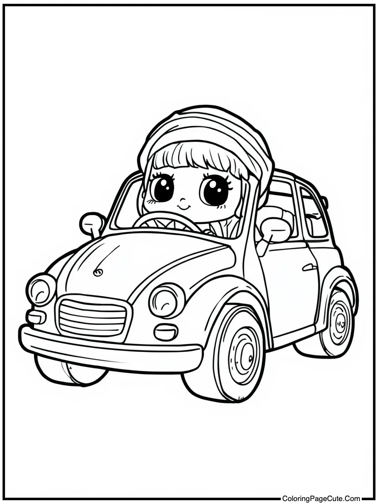 Charming car toy driving