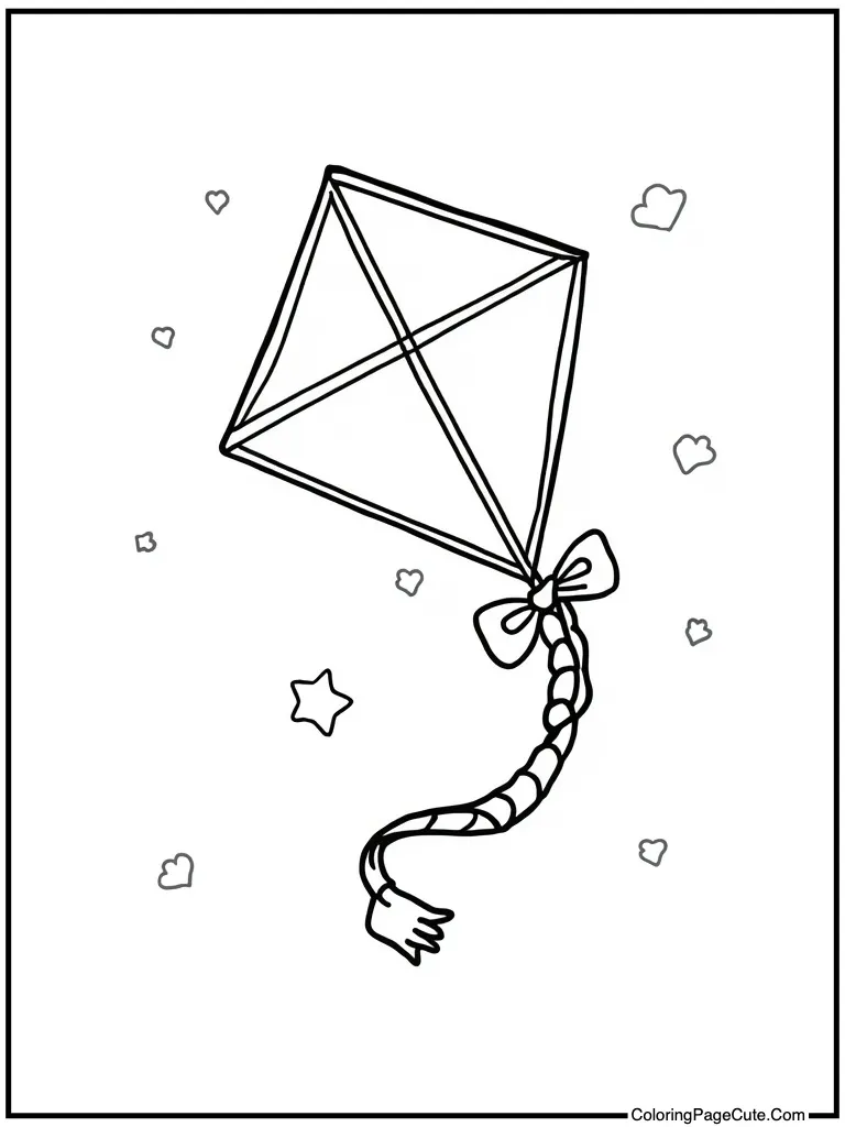 Lovely kite flying wind