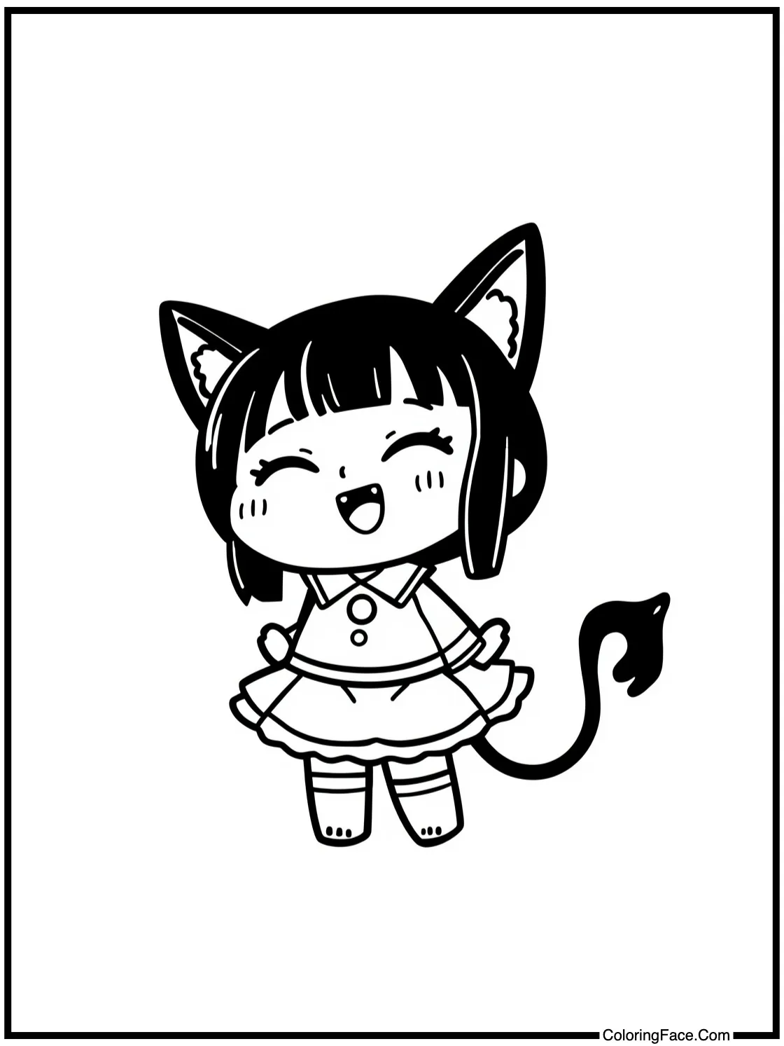 giggling with mischief