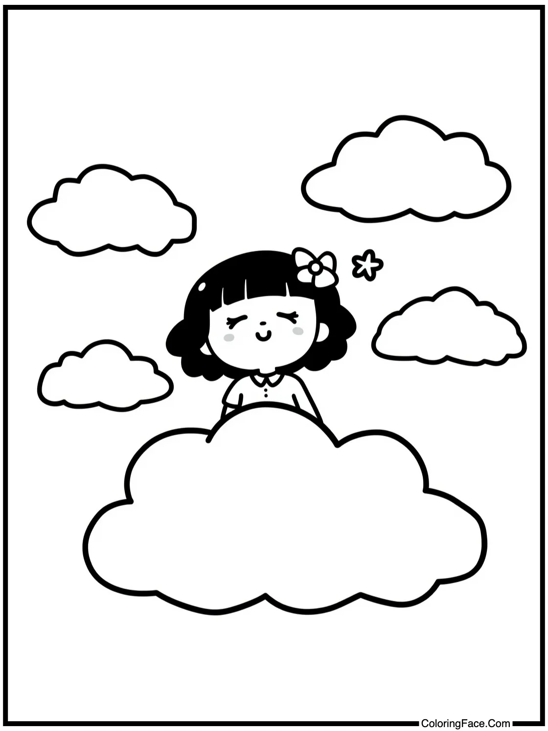 daydreaming in the clouds