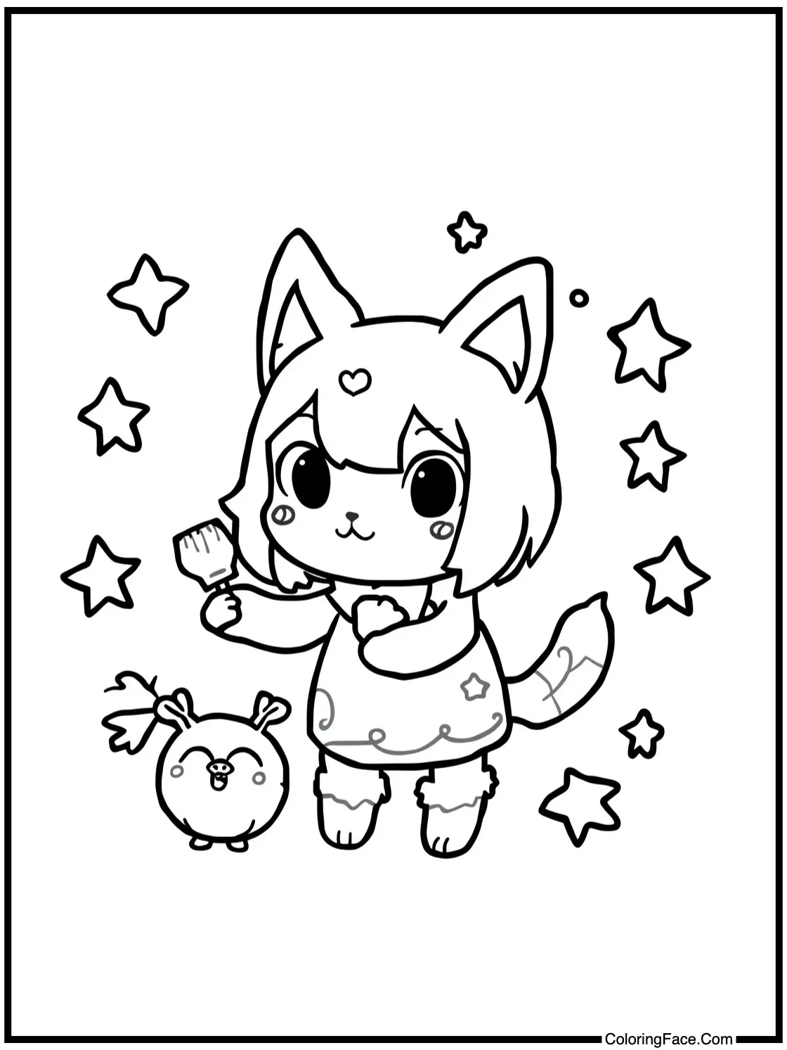 collecting shiny stars