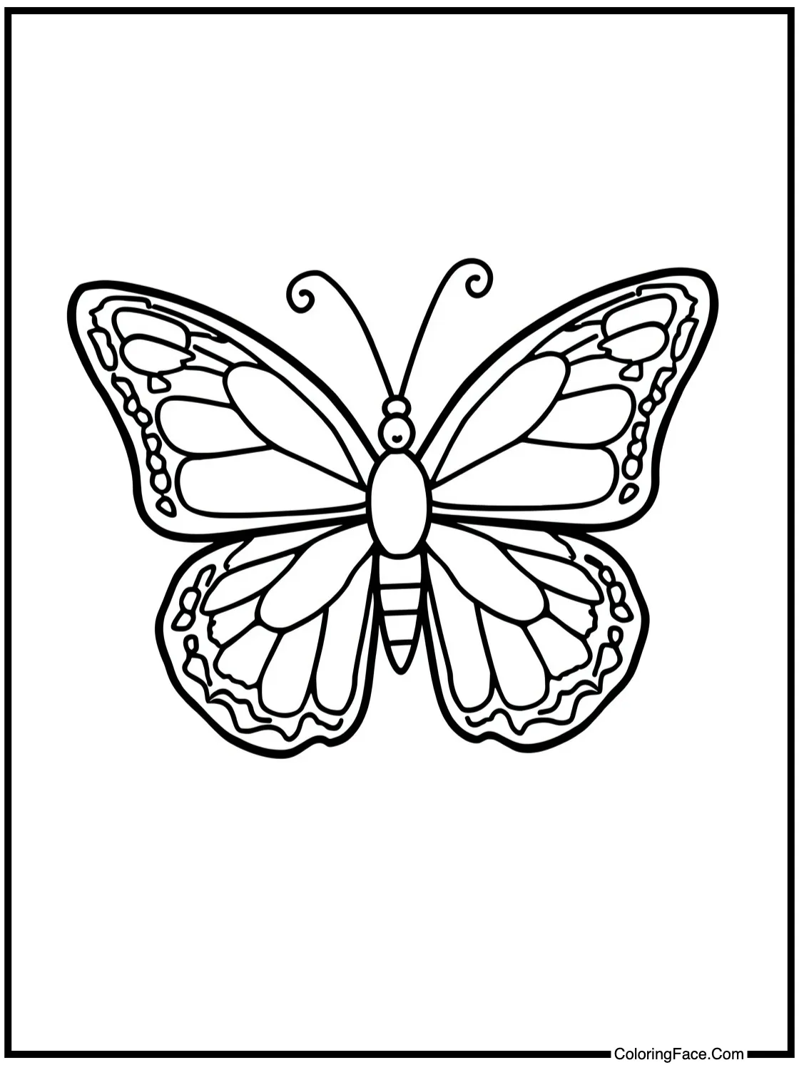 watching a butterfly