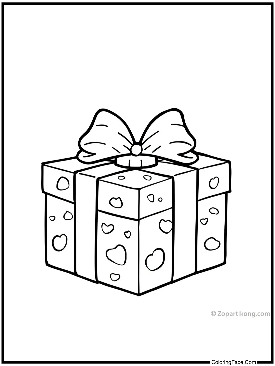 wrapping a gift
