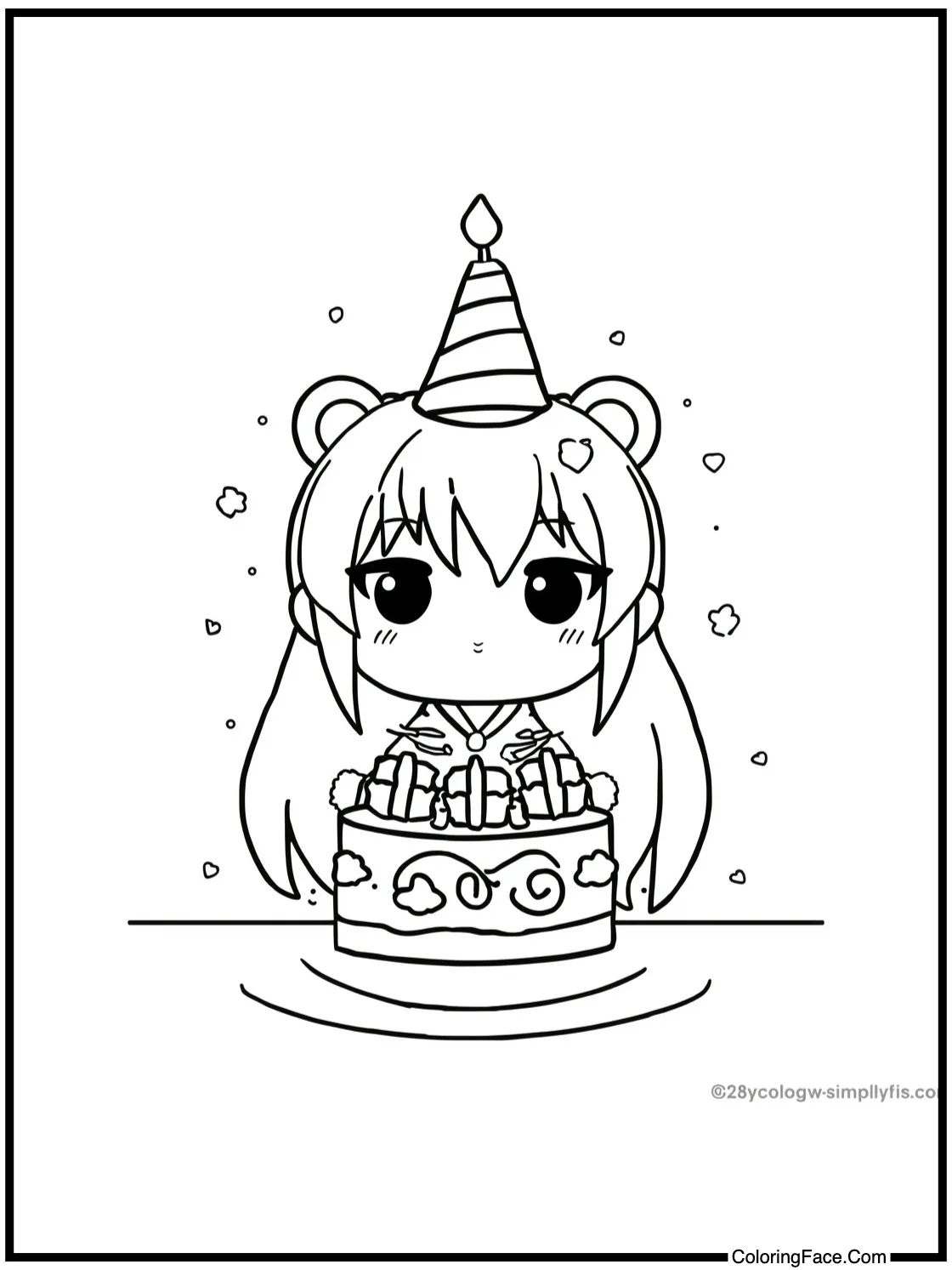 celebrating a birthday