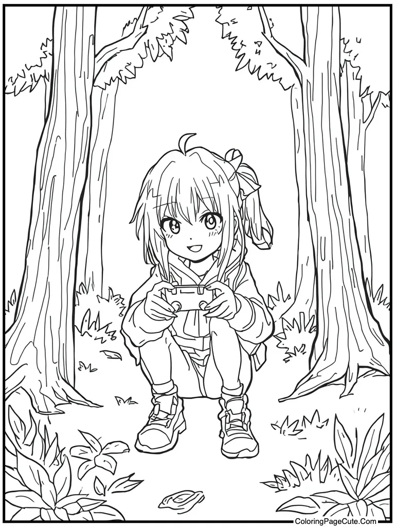 Playing video games console