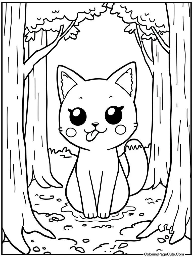 Sticking tongue out playful