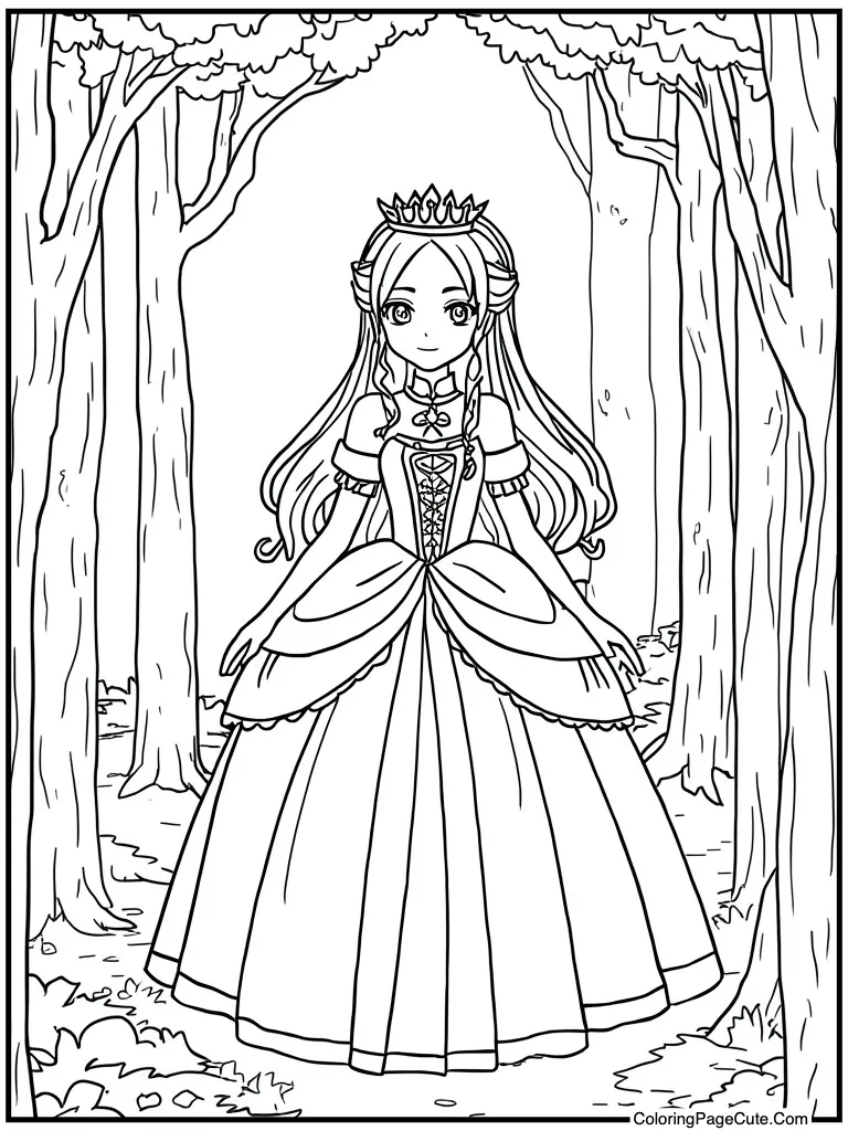 Princess crown royal gown