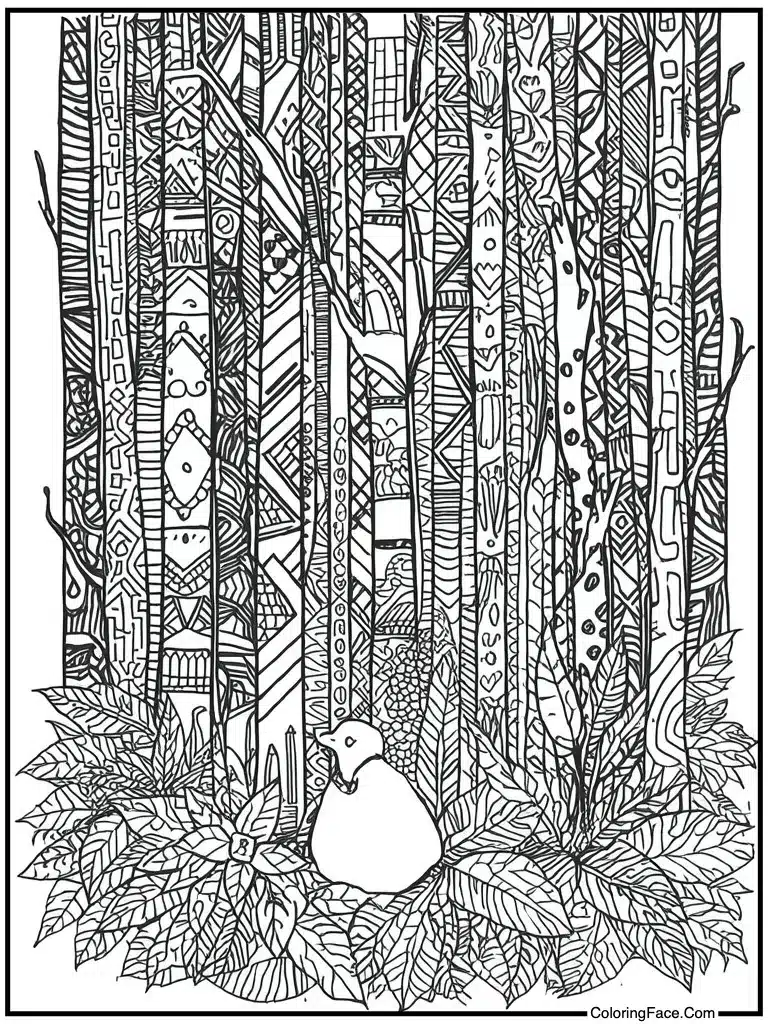 Zentangle doodle cultural art