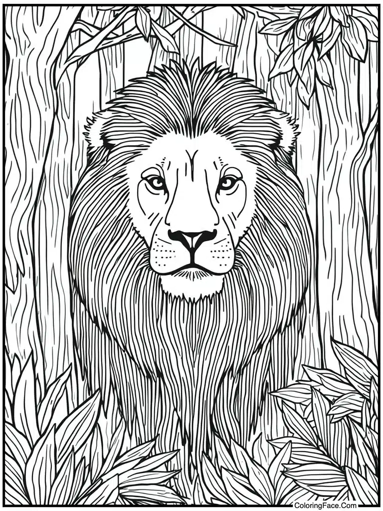 Lion symbol of strength