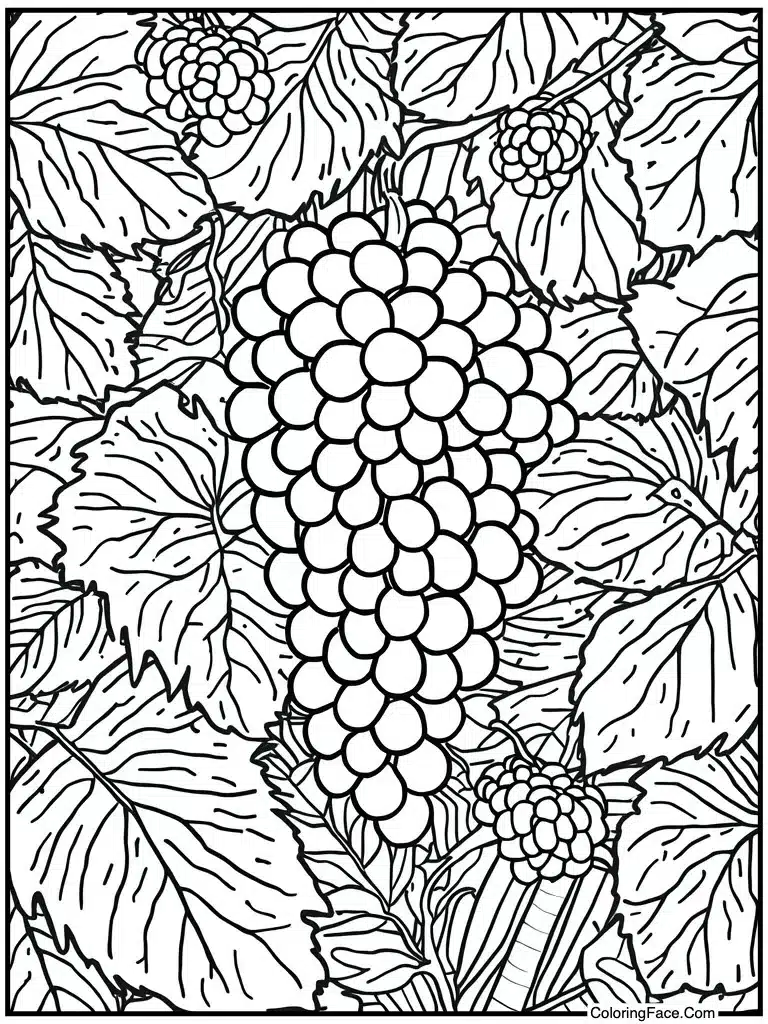 Grapes and bananas fruit