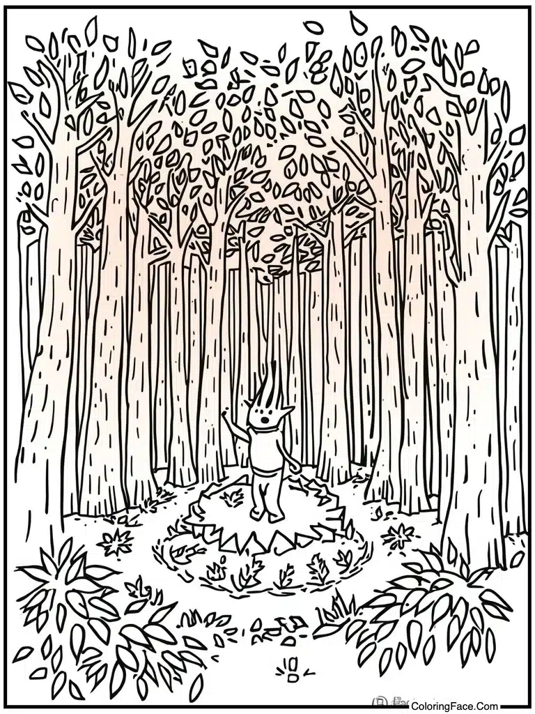 Warm flame glow effect