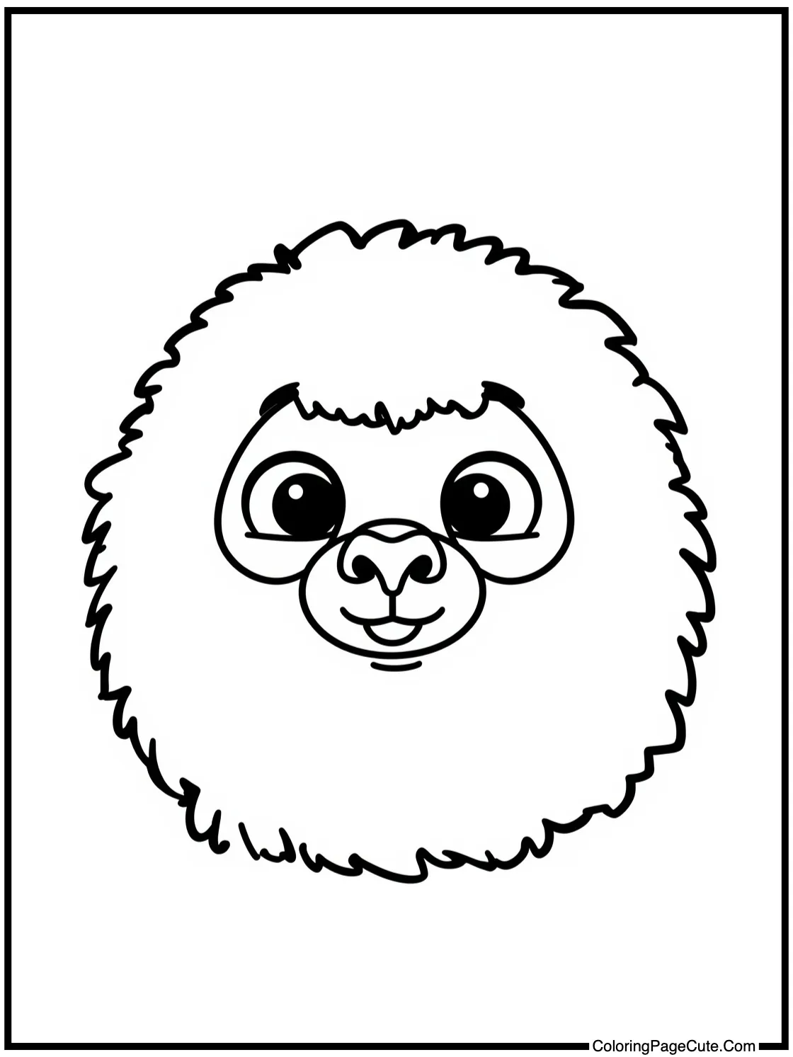 Fuzzy character portrait