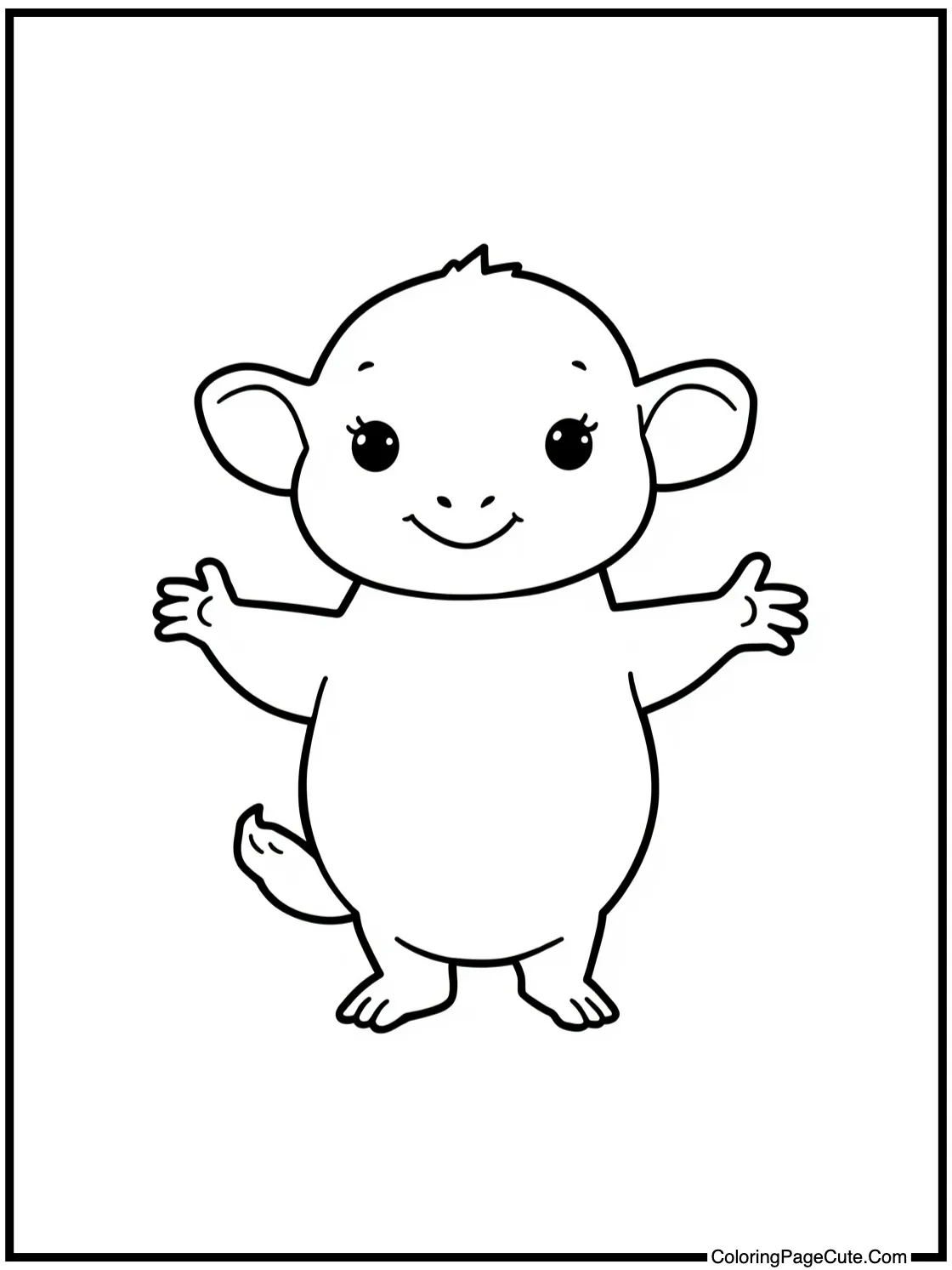 Little creature posing proudly