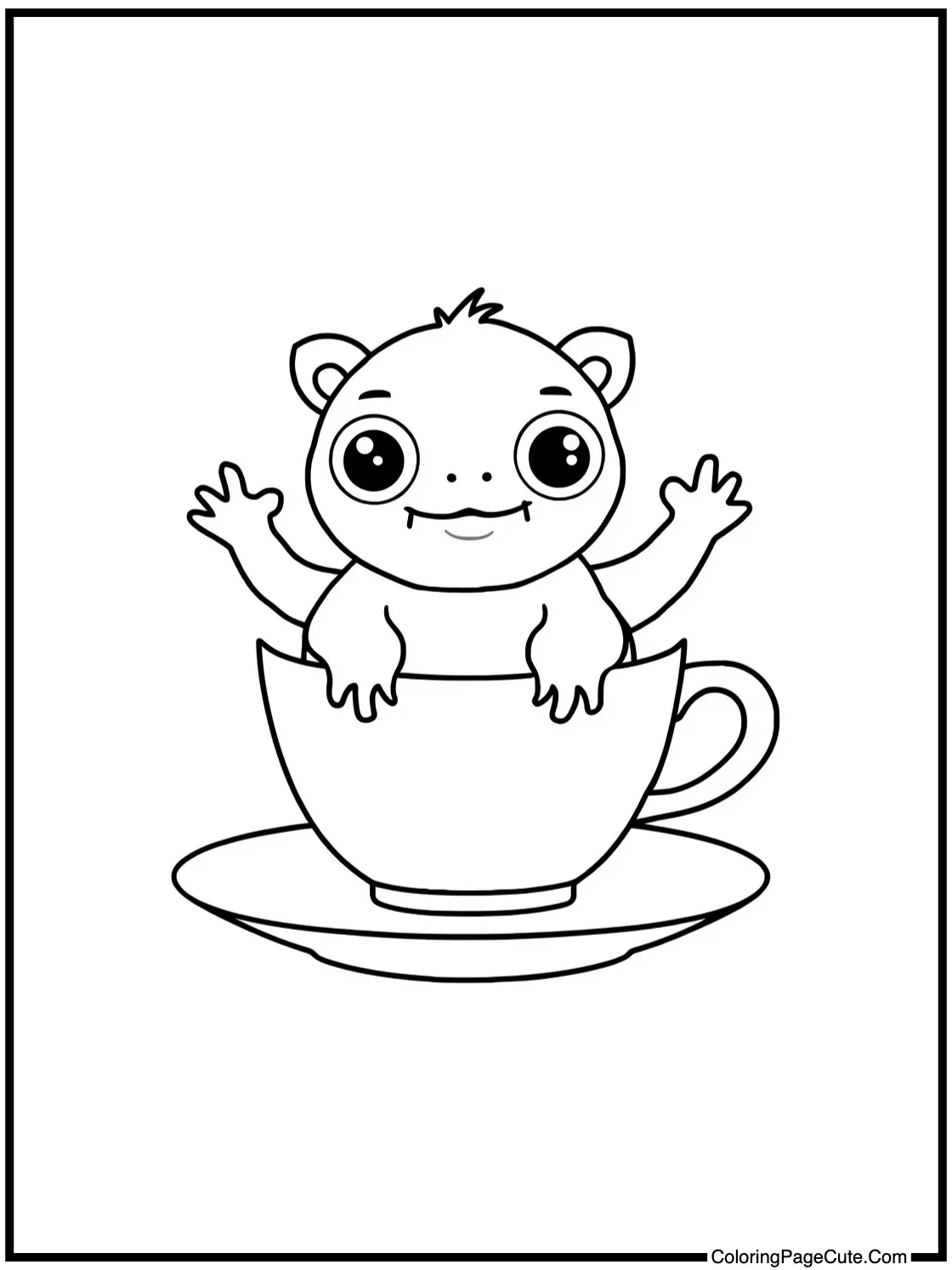 Creature in a teacup