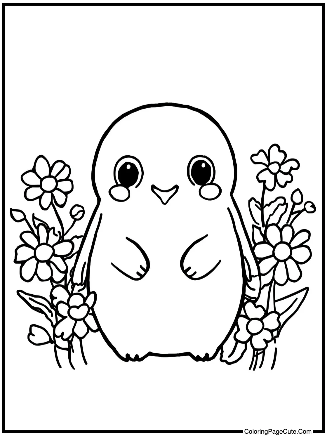 Surrounded by flowers