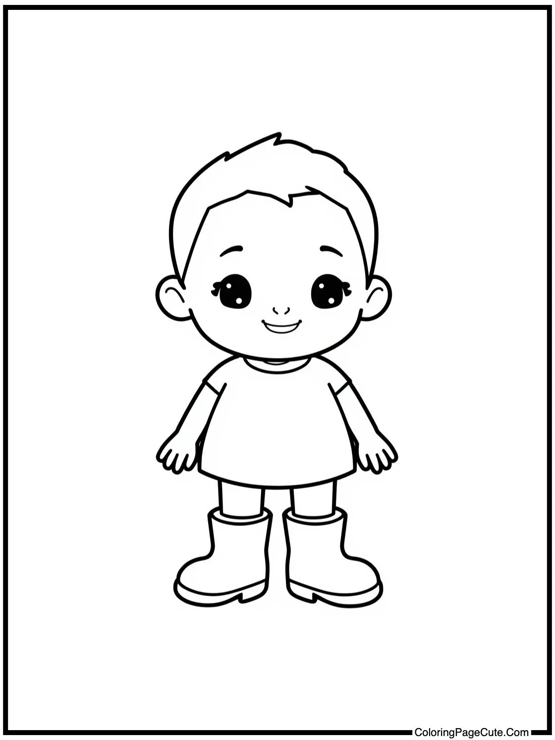 Creature holding scissors