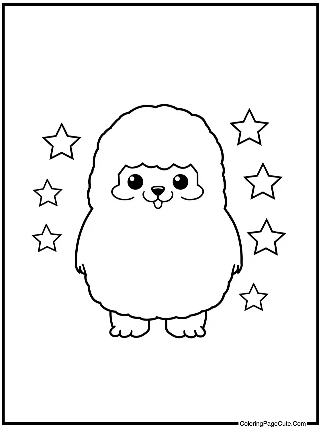 Fluffy figurine counting stars