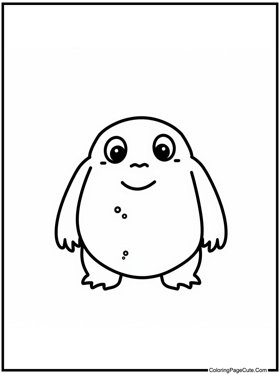 Creature looking determined