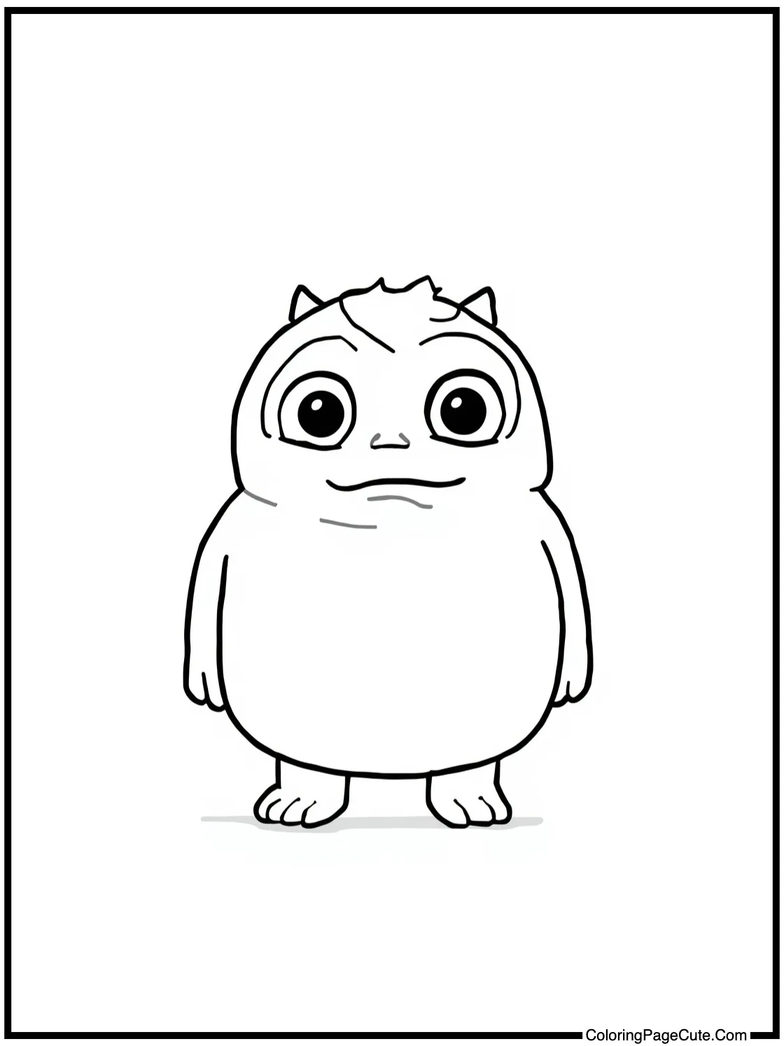 Character looking confused