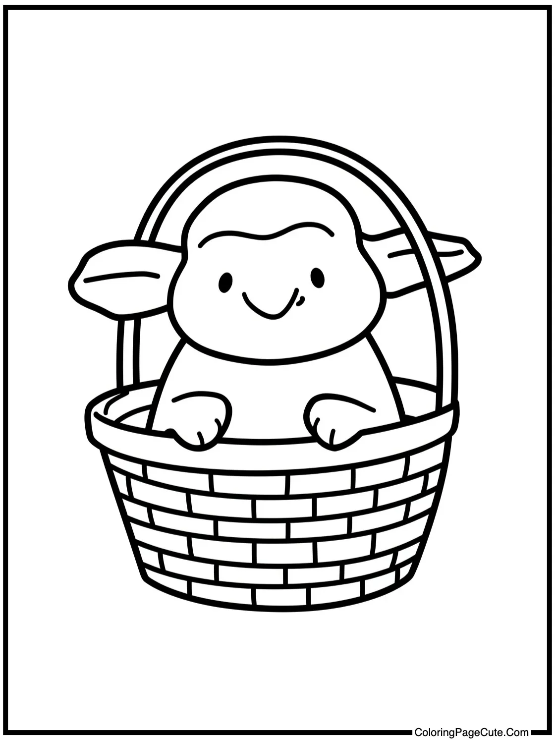 Character in a basket