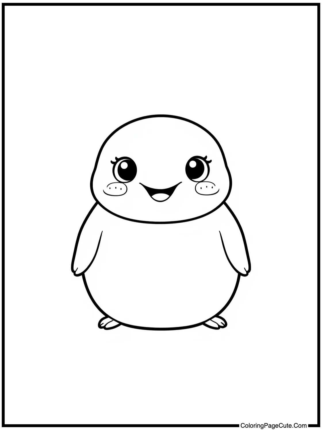 Little creature smiling wide