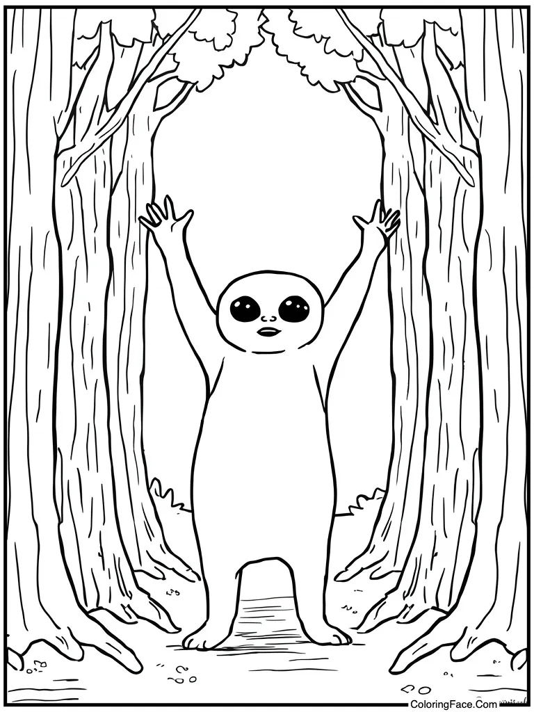 Stretching arms up high