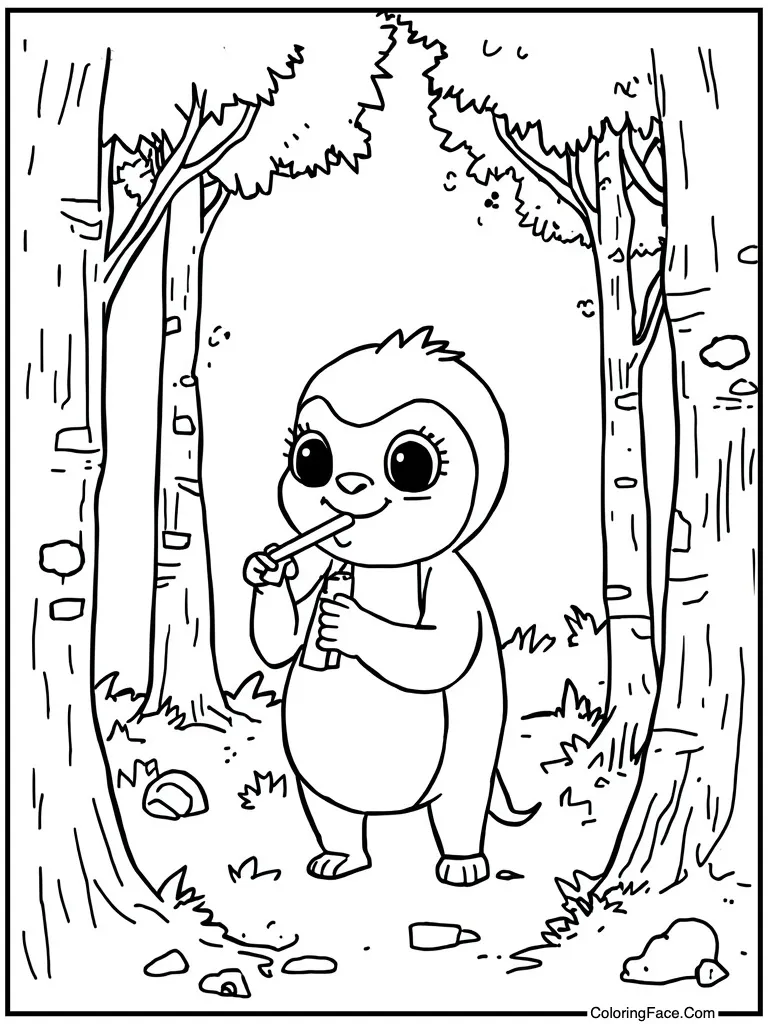 Drinking from a straw