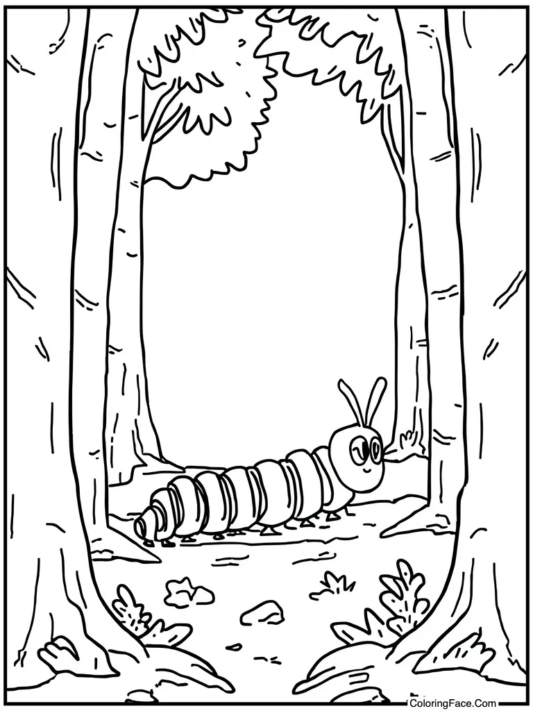 Watching a caterpillar crawl