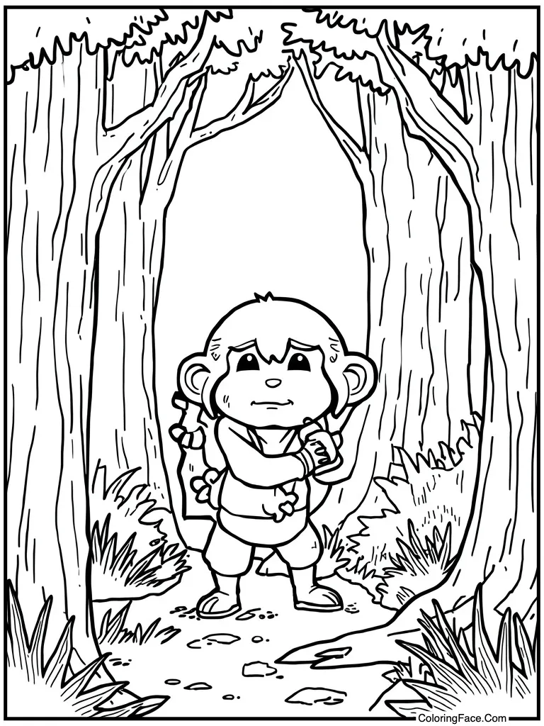 Exploring a dark cave