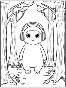 Labubu Coloring Pages For Adults