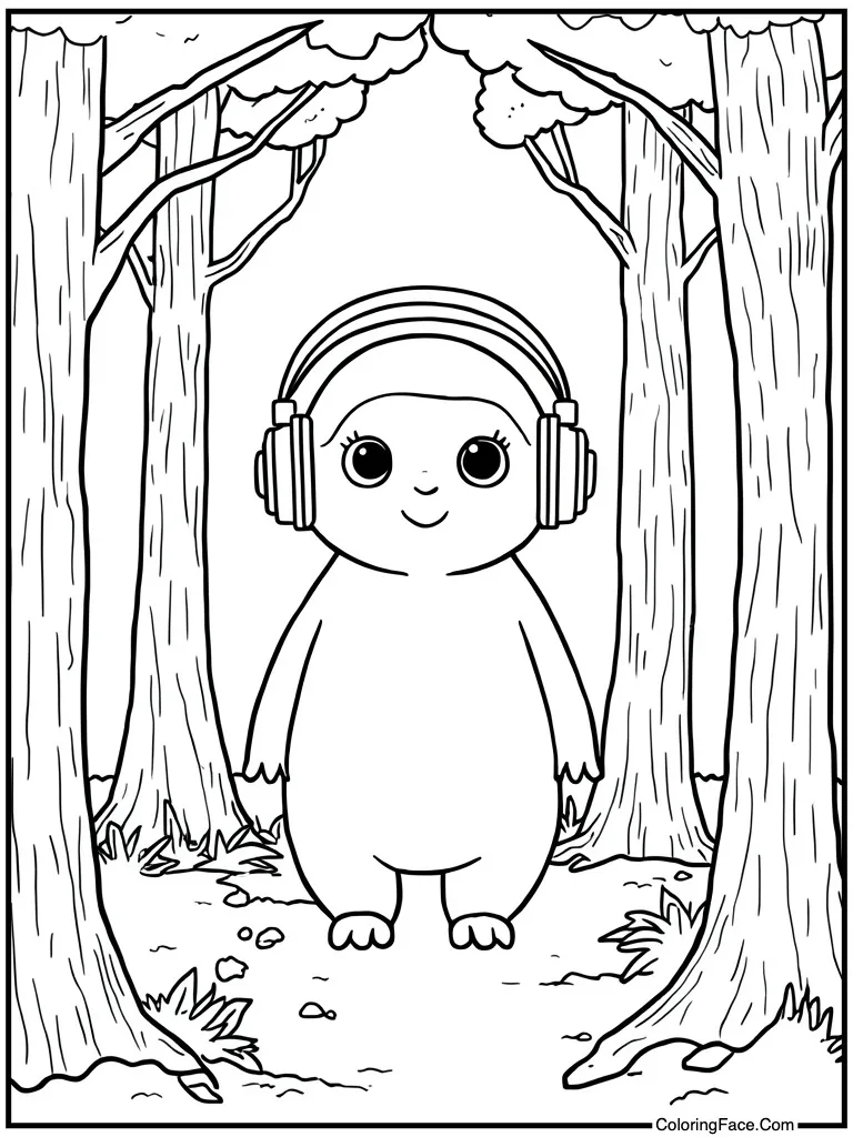 Labubu Coloring Pages For Adults