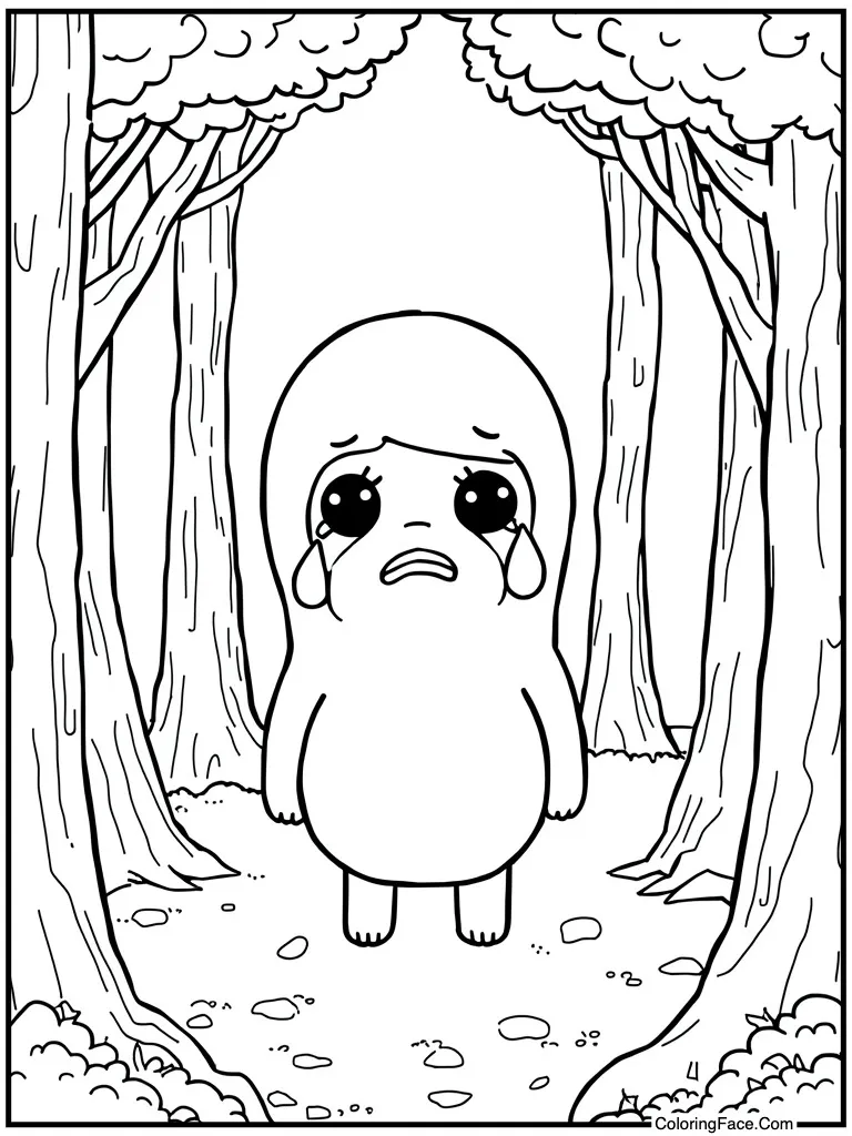 Crying big salty tears