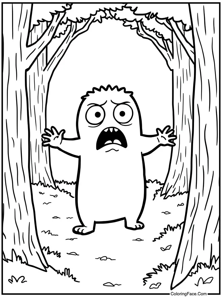 Scared shaking with fear